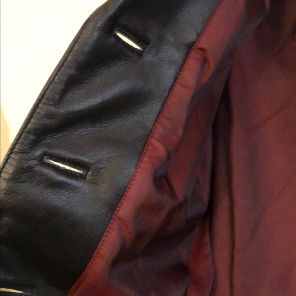 Black Leather Jacket Excellent Condition!!! - image 6
